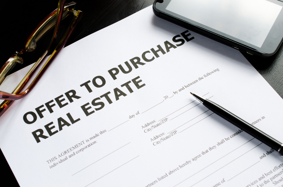 offer to purchase real estate